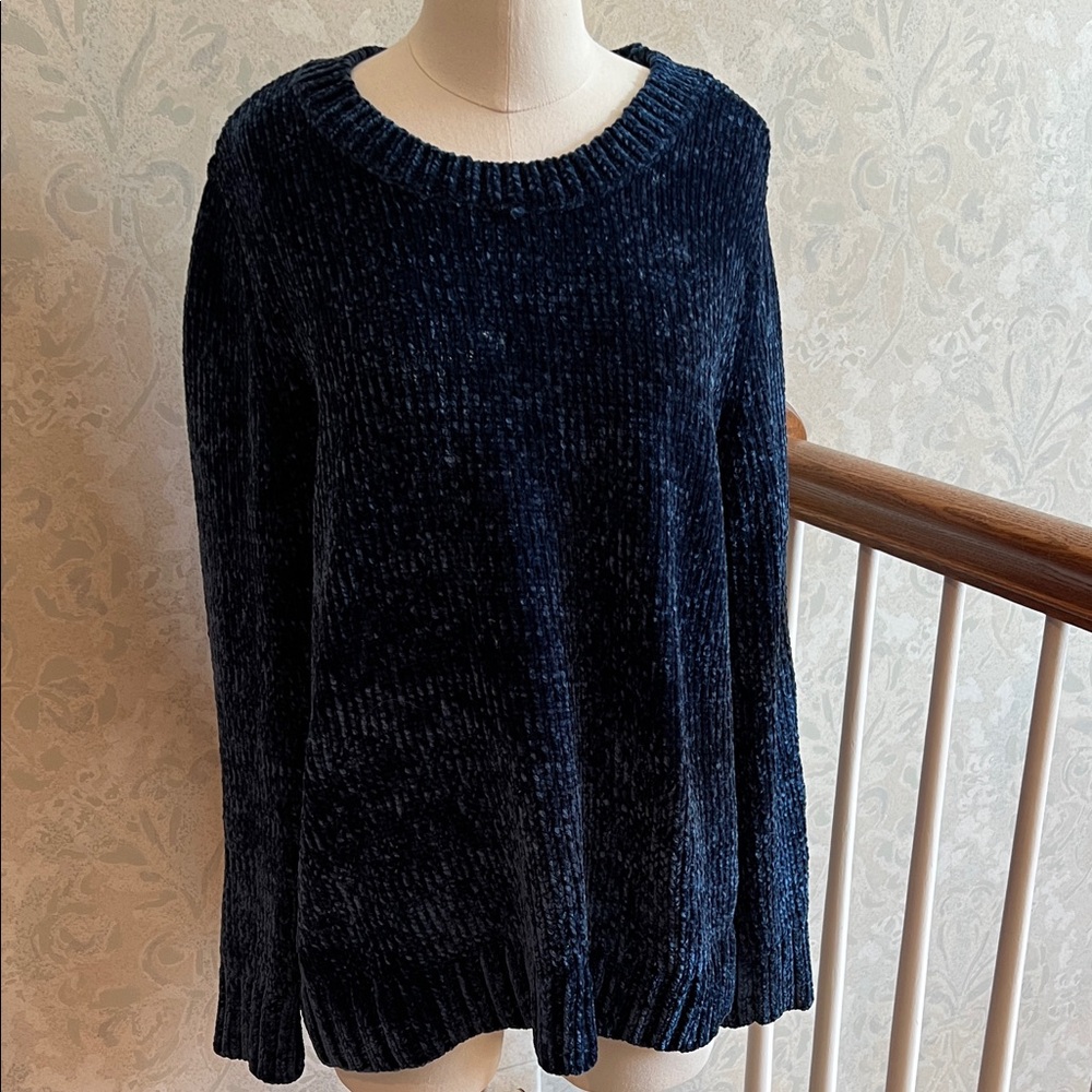 Orvis Cozy Navy Blue Women's Sweater